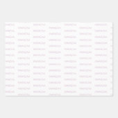 ラベモダンンダーと白クワンザ ラッピングペーパーシート (正面)