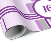 ラベモダンンダーのパタストライプーンカスタム写真 ラッピングペーパー (ロールコーナー)