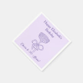 ラベモダンンダー応援30年誕生日ナプキン スタンダードカクテルナプキン (角)