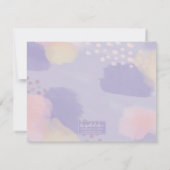 ラベモダンンダー抽象芸術 ノートカード (裏面)