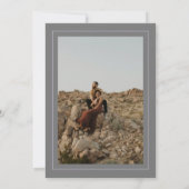 ラベモダンンダー結婚ペリウィンクルの台本2枚の写真 招待状 (裏面)