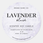 ラベモダンン素朴 ラウンドシール (正面)