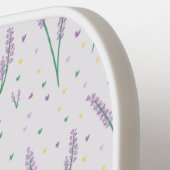 ラベモノグラムのンダーハートガーリーかわいらし 名門私立校風の ピックルボールラケット (左詳細)