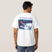 ラベルおよび解放 Tシャツ (裏面フル)