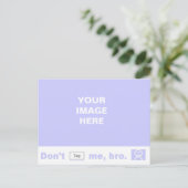 ラベルしないで！ ポストカード (スタンド正面)