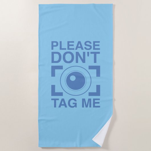 ラベルしない ビーチタオル (正面)