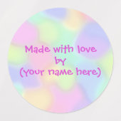 ラベルで愛で作らパーソナライズされたれる ラベル (デザイン2)