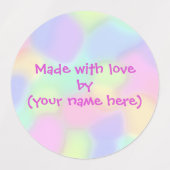 ラベルで愛で作らパーソナライズされたれる ラベル (デザイン1)