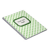 ラベルとの緑のドル記号 ノートブック (右側)