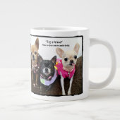 「ラベルと友人」(1A) ジャンボコーヒーマグカップ (右)