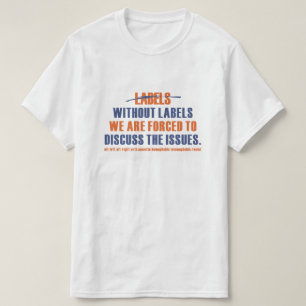 ラベルなしTシャツ Tシャツ