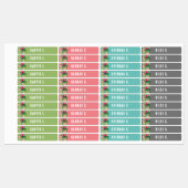 ラベルにカラフル数々のは – Name Skinny Iron ラベル (シート)