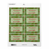 ラベルのキッチンからクリスマスの星。 ラベル (フルシート)