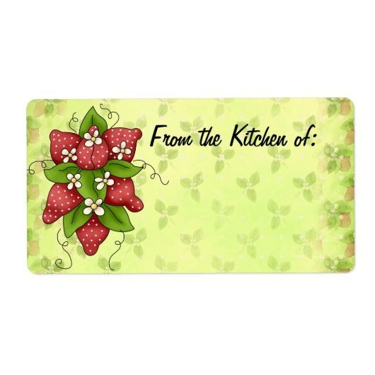 ラベルのキッチンから ラベル (正面)