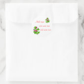 ラベルのキャンニンカスタマイズグ ラウンドシール (バッグ)