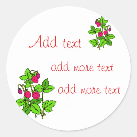 ラベルのキャンニンカスタマイズグ ラウンドシール (正面)