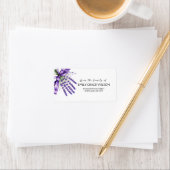 ラベルのファミリーからのリボンラベンダー ラベル (インサイチュ)