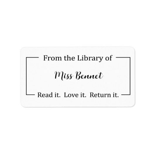 ラベルのライブラリから，先生ステッカー ラベル (正面)