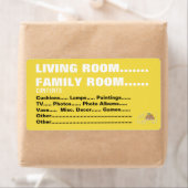 ラベルの移動の梱包 – Living/Family Rm ラベル (インサイチュ)