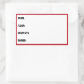 ラベルの移動 – ストレージボックスラベル 長方形シール (バッグ)