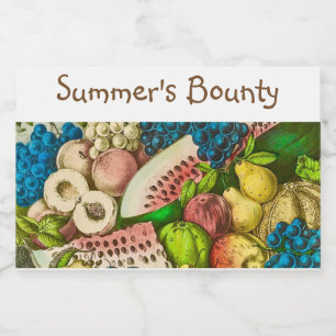 ラベルの缶詰 フードラベル