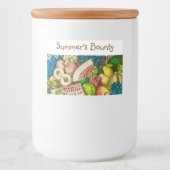 ラベルの缶詰 フードラベル (正面)