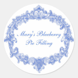 ラベルの缶詰 ラウンドシール