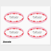 ラベルの缶詰 楕円形シール (シート)