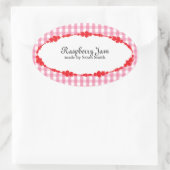 ラベルの缶詰 楕円形シール (バッグ)