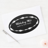 ラベルの缶詰 楕円形シール (封筒)