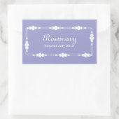 ラベルの缶詰 長方形シール (バッグ)