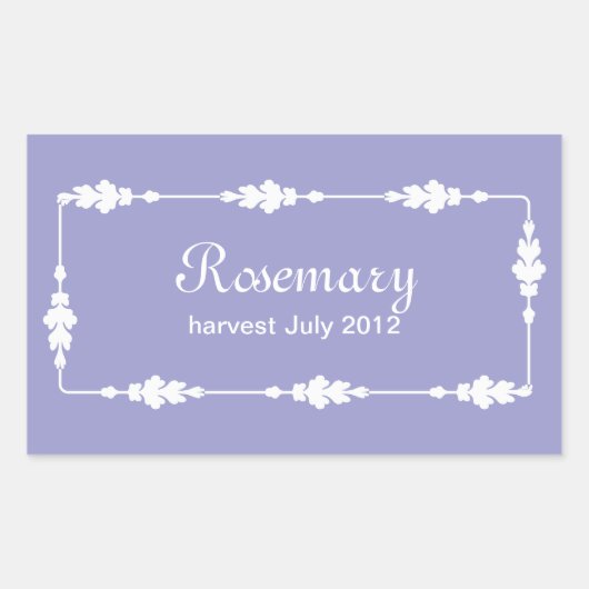 ラベルの缶詰 長方形シール (正面)