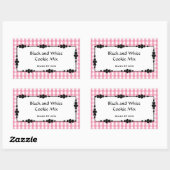 ラベルの缶詰 長方形シール (シート)