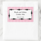 ラベルの缶詰 長方形シール (バッグ)