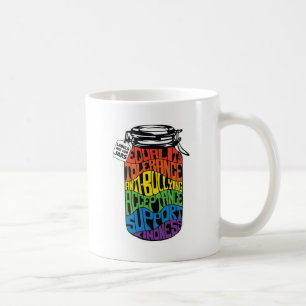 ラベルは瓶LGBTの平等のワイシャツ- Newtownのためです コーヒーマグカップ