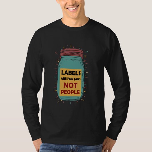 ラベルはJars Not People Freedom Diversity A用 Tシャツ (正面)