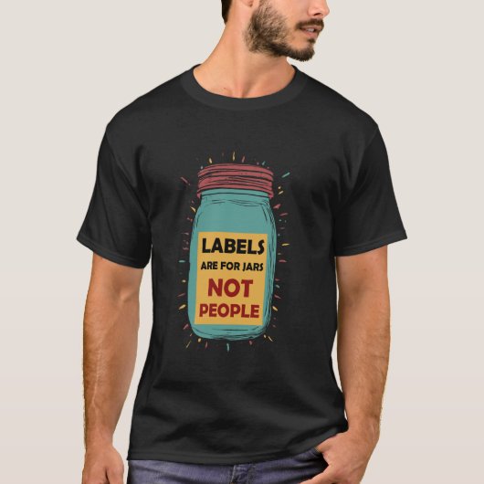 ラベルはJars Not People Freedom Diversity A用 Tシャツ (正面)