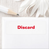 ラベルを破棄 ラベル (インサイチュ)