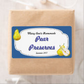 ラベルを缶詰にするナシジャム ラベル (インサイチュ)