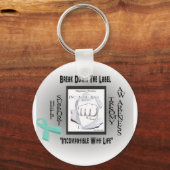 ラベルを「ライフと互換性がない」トリソミーから切り離す キーホルダー (正面)