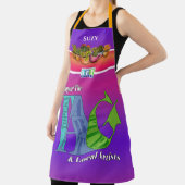 ラベルオールオーバープリントエプロン – Suzy エプロン (インサイチュ)