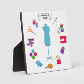 ラベルカスタマイズは右に縫い付け フォトプラーク (正面)