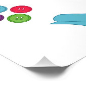 ラベルカスタマイズは右に縫い付け フォトプリント            (角)