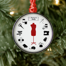 ラベルカスタマイズオーナメント メタルオーナメント