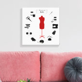 ラベルカスタマイズキャンバス印刷 キャンバスプリント (インサイチュ (リビング))