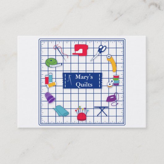 ラベルカスタマイズキルト名刺 名刺 (正面)