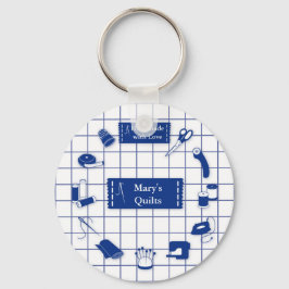 ラベルカスタマイズキルト時間 キーホルダー