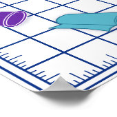 ラベルカスタマイズキルト時間 ポスター (角)