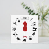 ラベルカスタマイズフラットカード (スタンド正面)