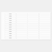 ラベルカスタムにアイロン ラベル (シート)